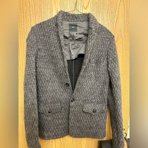 Knit gray Men’s blazer
